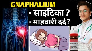 Gnaphalium 30 Homeopathic Medicine uses in Hindi  Gnaphalium 200  Sciatica [upl. by Nnaeirrac]