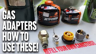 The Best Adapters for Refilling Camping Gas Canisters [upl. by Becki520]