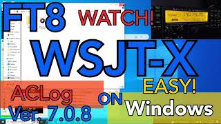 FT8 Logging Super Easy  WSJTX ACLog Integration [upl. by Dolph]