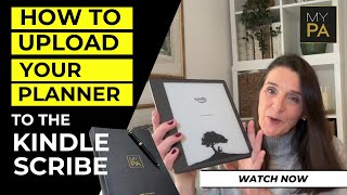 How to upload your digital planner to Kindle Scribe [upl. by Kipper405]