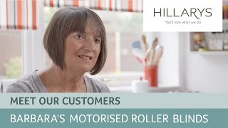 Hillarys Reviews  Barbaras motorised roller blinds [upl. by Arlinda]