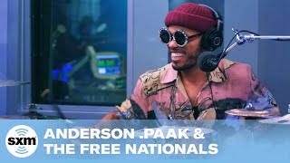 Anderson Paak amp The Free Nationals  Bubblin LIVE  SiriusXM [upl. by Saticilef709]