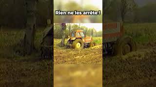 Tracteurs embourbés pendant un ensilage en Bretagne à HENON en 1982 tractor [upl. by Yaker]