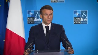 French President Macron calls Biden an experienced man after US president makes gaffe [upl. by Aissela53]