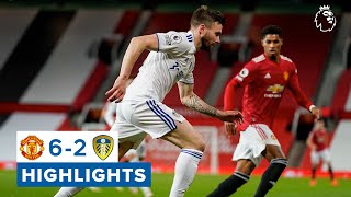 Manchester United 62 Leeds United  Premier League highlights [upl. by Nickey177]