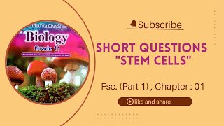 quotStem Cells Made Easy  FSC First Year Biology  Federal Board Islamabadquot [upl. by Ademla]