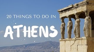 20 Things to do in Athens Greece Travel Guide [upl. by Janean]