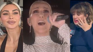 Celebs React To Celine Dions Comeback Olympics Performance [upl. by Aienahs595]