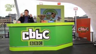 CBBC Live in Newcastle Gateshead  Chris Hacker and Dodge  Friday 30th May 2014 Afternoon [upl. by Scotti]