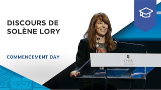 Discours de Solène LORY BBA 02 Head of Music France chez YouTube  ESSEC Commencement Day 2024 [upl. by Killie133]