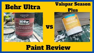 Behr Ultra Paint From Home Depot Review VS Valspar Season Plus From Lowes [upl. by Indyc555]