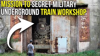 Exploring a secret military underground train workshop  ABANDONED [upl. by Teresina]