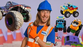 Monster Truck Toys with Handyman Hal  Monster Trucks Rule [upl. by Lehacim]