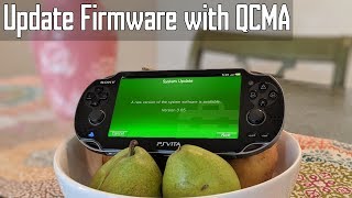 Playstation Vita Update Firmware with QCMA [upl. by Koosis461]