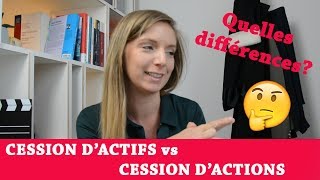 Cession dactifs VS cession dactions [upl. by Terzas]