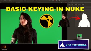 Basic Keying in Nuke  Nuke VFX tutorial  Learning the basics  Beginner tutorial [upl. by Ahsenrad741]