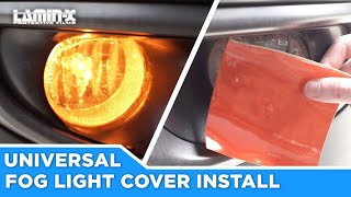 How to use a Laminx universal sheet to protect amp style your fog lights [upl. by Adlemi693]