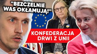 quotUE to stan umysłuquot Konfederacja drwi z Unii Berkowicz Brytyjskie ślimaki są w szoku [upl. by Dorcia]