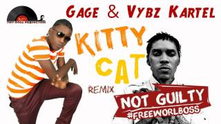 Gage amp Vybz Kartel  Kitty Cat Remix TuFf DoGg [upl. by Llenwahs]