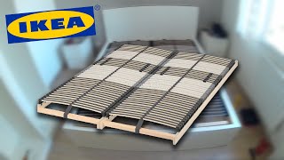 IKEA Assembling LEIRSUND  Montage Sommier [upl. by Yllus314]