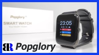 Popglory P22 Smart Watch Unboxing  Set Up  Under 30 Budget Smartwatch [upl. by Murry]