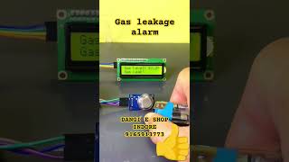 Arduino based gas leakage alarm system [upl. by Lyrac]