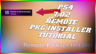 PS4 702 JAILBREAK REMOTE PACKAGE SENDER TUTORIAL [upl. by Daveta]