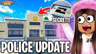 NEW 👮‍♂️ POLICE STATION SECRET in LIVETOPIA ROLEPLAY Roblox Update 97 [upl. by Addie276]