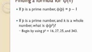 Eulers Phi Function [upl. by Arramas]