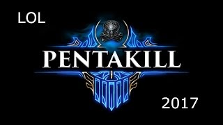 Top 10 Pentakill Montage 2017  League Of Legends 2017 [upl. by Aniale]