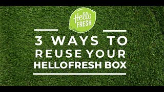 3 Ways To Reuse Your Hellofresh Box [upl. by Olonam499]