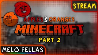 FINAL STAND AGAINST ZOMBIE APOCALYPSE IN MINECRAFT  Apples amp Oranges  Ep 4 [upl. by Amrac]