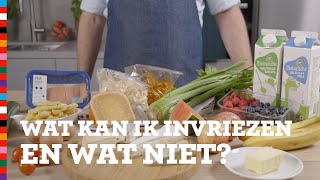 Eten invriezen wat wel wat niet  Slimme Sjef  Voedingscentrum [upl. by Iseabal]