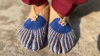 How To Knitting Ladies Socks 🧦 Step by step in HindiLadies baby socks designtrending 2024 [upl. by Ellehsem]