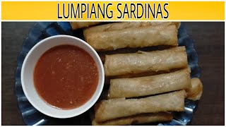 LUMPIANG SARDINAS  Sardines Recipe  Simple Recipe [upl. by Yesak]