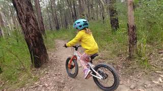 Westleigh H20 3 year old kid rides her new bike Commencal Ramones An AWESOME 16 Kids MTB 2021 [upl. by Cate]