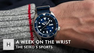 Review The 2019 Seiko 5 Sports SRPD Series [upl. by Dorcia]