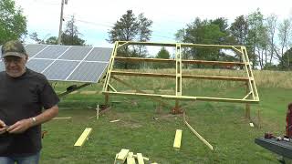 DIY Solar Panel Ground Mount [upl. by Nohtiek814]