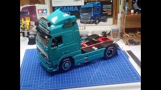 Third truck build Tamiya Volvo FH 12 [upl. by Karame]