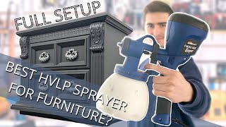 How To Paint amp Protect Furniture With The HomeRight Super Finish Max  Beginners Guide [upl. by Grider169]