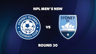 NPL NSW Mens Round 30 Sydney Olympic FC v Sydney FC [upl. by Meadow688]