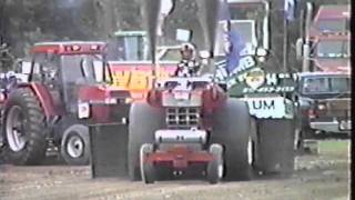 1993 Arcola IN NTPA Pro National Super Stock tractor pull 2 [upl. by Aleacem886]