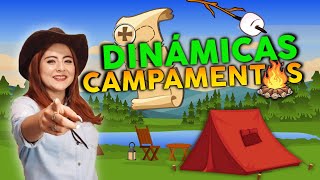 🏕 DINÁMICAS Divertidas para CAMPAMENTOS 🏝🎉 Juegos originales outdoor de integración [upl. by Nedaj953]