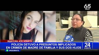 Triple homicidio en Ate familiar de víctimas denuncia robo de celulares y dinero tras el crimen [upl. by Eimaral]