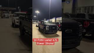 2024 F350 Lariat 67L Power Stroke  Antimatter Blue [upl. by Idner771]