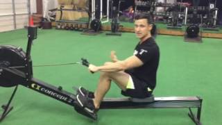 Concept 2 rower technique [upl. by Abby]