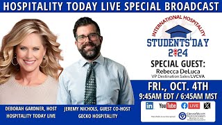 Hospitality Today Live IHSD24 recap with Rebecca DeLuca [upl. by Yllim]