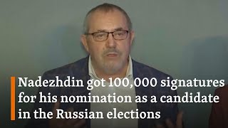 Russian Elections Boris Nadezhdin Says Russia Needs A New President And Hes Ready To Fill The Job [upl. by Eiramaneet737]