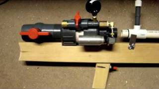 Combustion Launcher with Metered Propane Potato Cannon [upl. by Hacker]