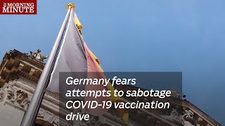 Germany fears attempts to sabotage COVID19 vaccination drive [upl. by Adnolrehs]